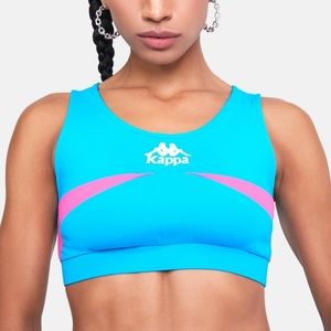 NWT Kappa Blue/Pink Authentic Surakarta Crop Top S